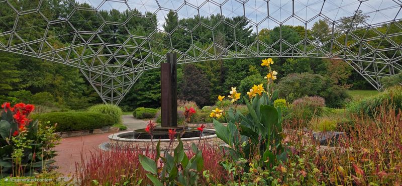 Rocks, Blooms, and a Fountain in the Mineral Garden Rocks, Blooms, and a Fountain in the Mineral Garden