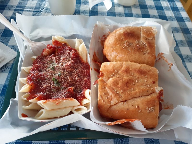 Room On Your Tray For Soup, Pasta, And Caponata