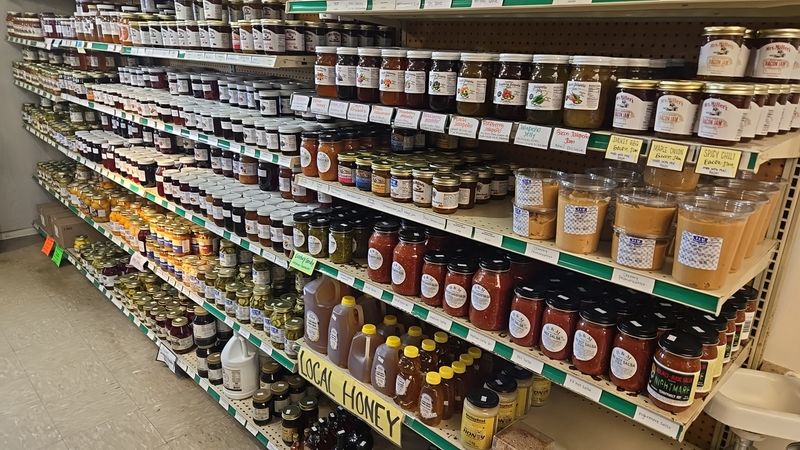 Rows And Rows Of Jams, Jellies, And Fruit Butters