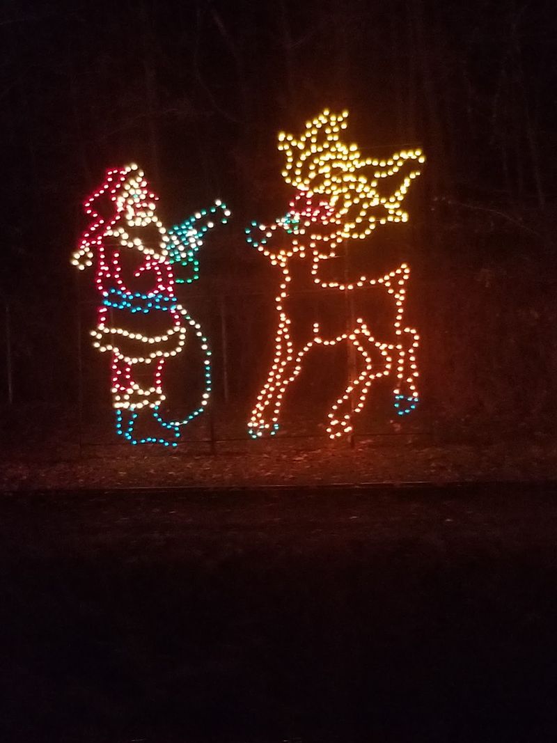 Santa Saves Time for a Quick Hello