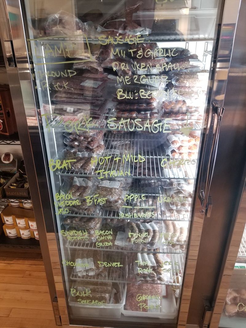 Sausages Made Right Behind the Counter