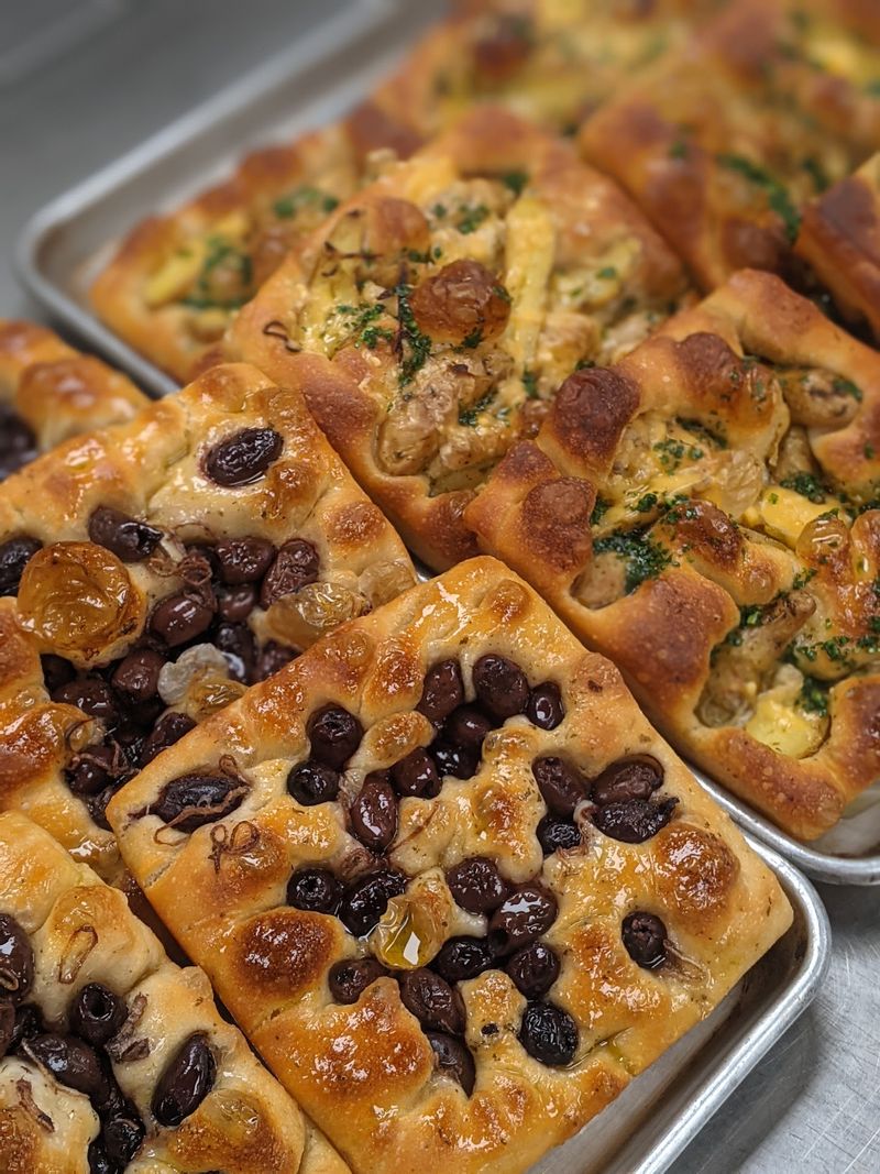 Save Room For Knishes And Smoky Focaccia Pizza