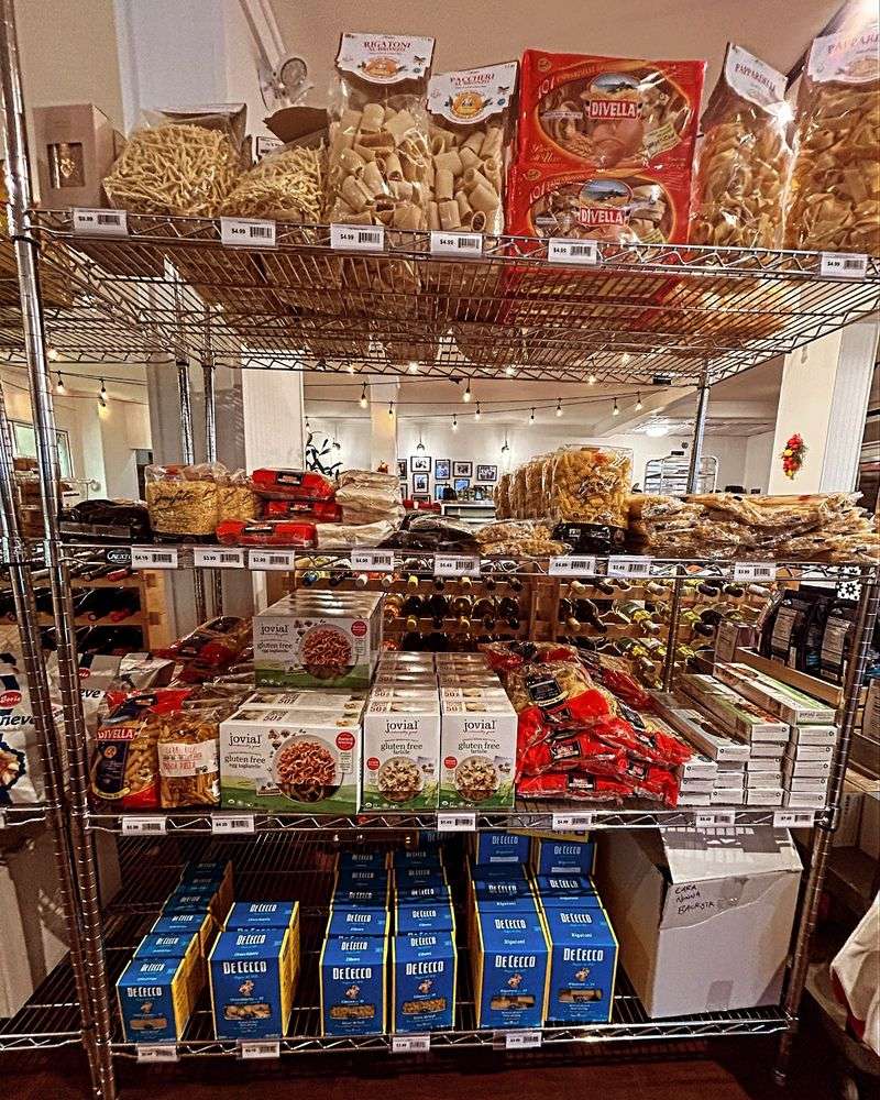 Shelves Stocked With Italian Treasures
