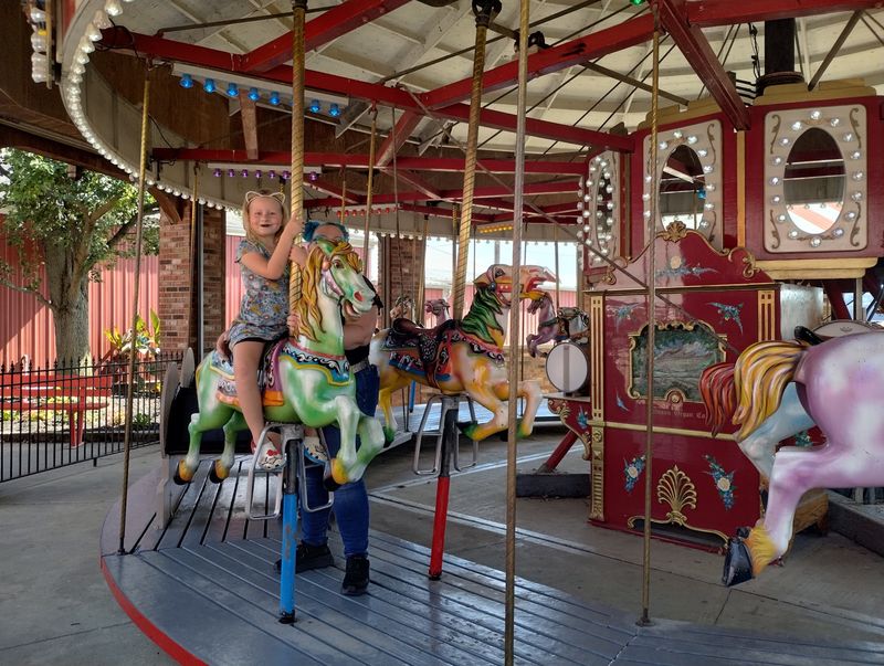 Spinning, Swinging, and Chugging Around the Grounds