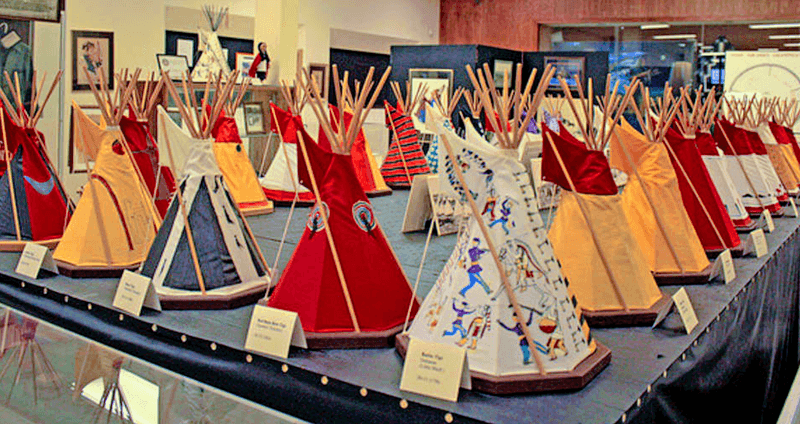 Sundance Teepee at the Heart of the Gallery