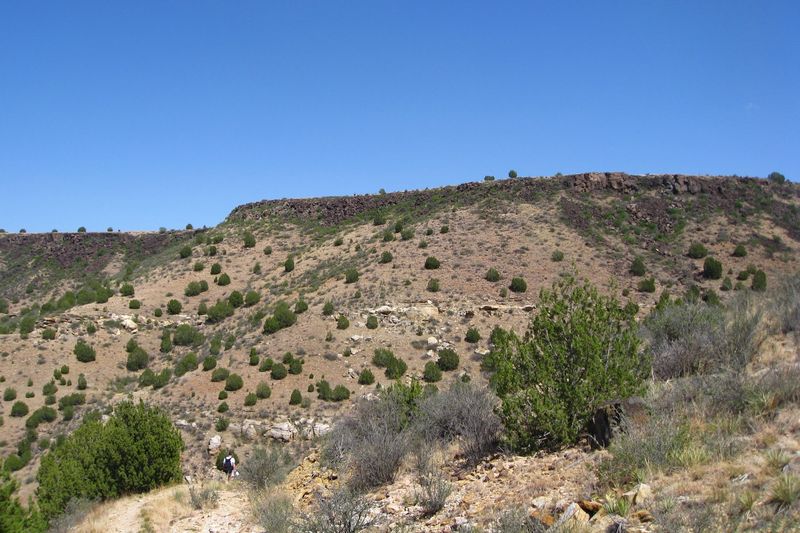 Switchbacks Up the Mesa Wall