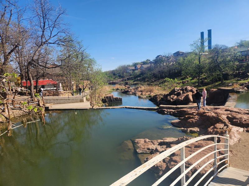Tables Hanging Over Medicine Creek