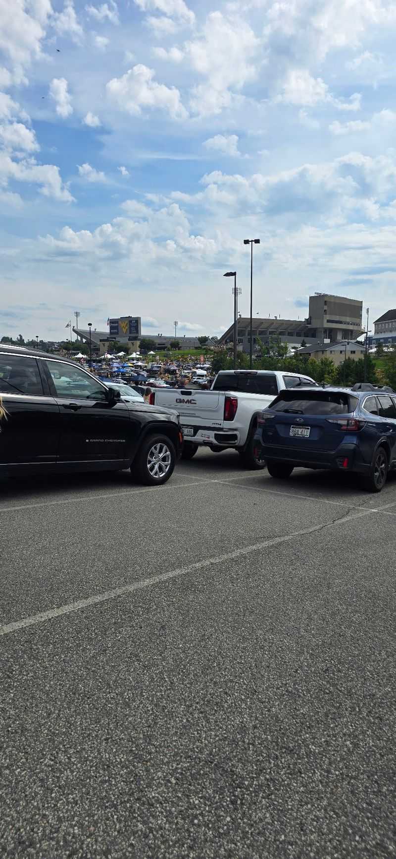 Tailgates in the Blue Lot and the Mountaineer Mantrip
