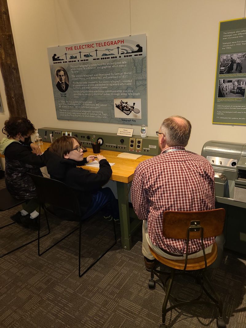 Tapping Out Messages in Morse Code