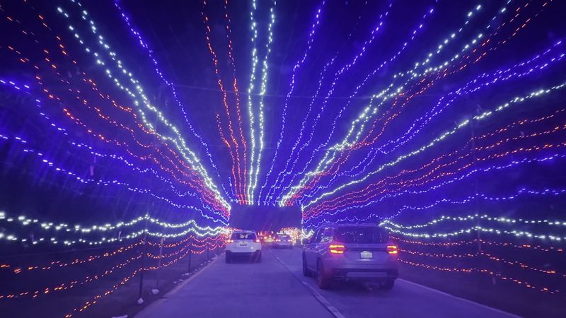 That Tunnel Of Lights Is 200 Feet Of Pure Sparkle That Tunnel Of Lights Is 200 Feet Of Pure Sparkle