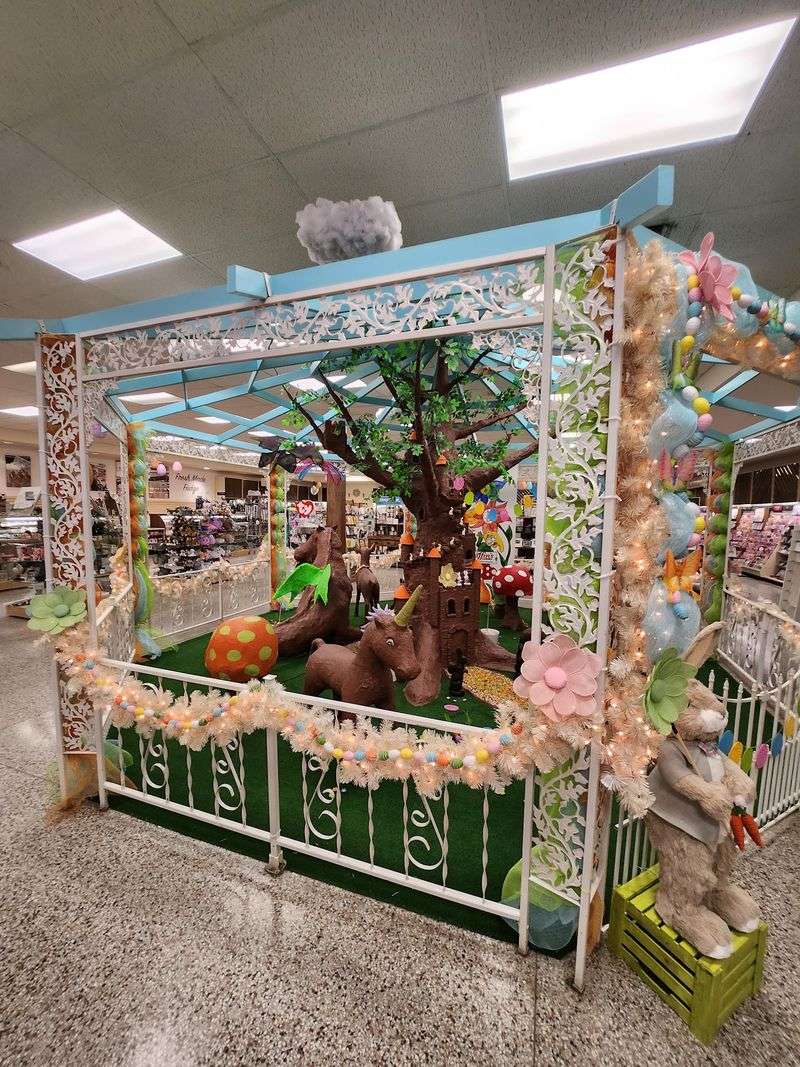The 14-Foot Chocolate Tree at the Center