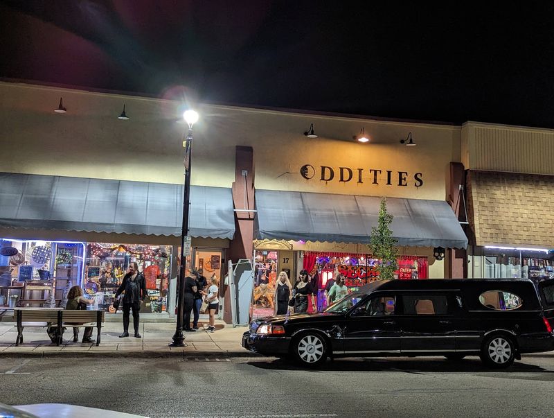 The Address Sits On A Main Street That Loves Halloween All Year