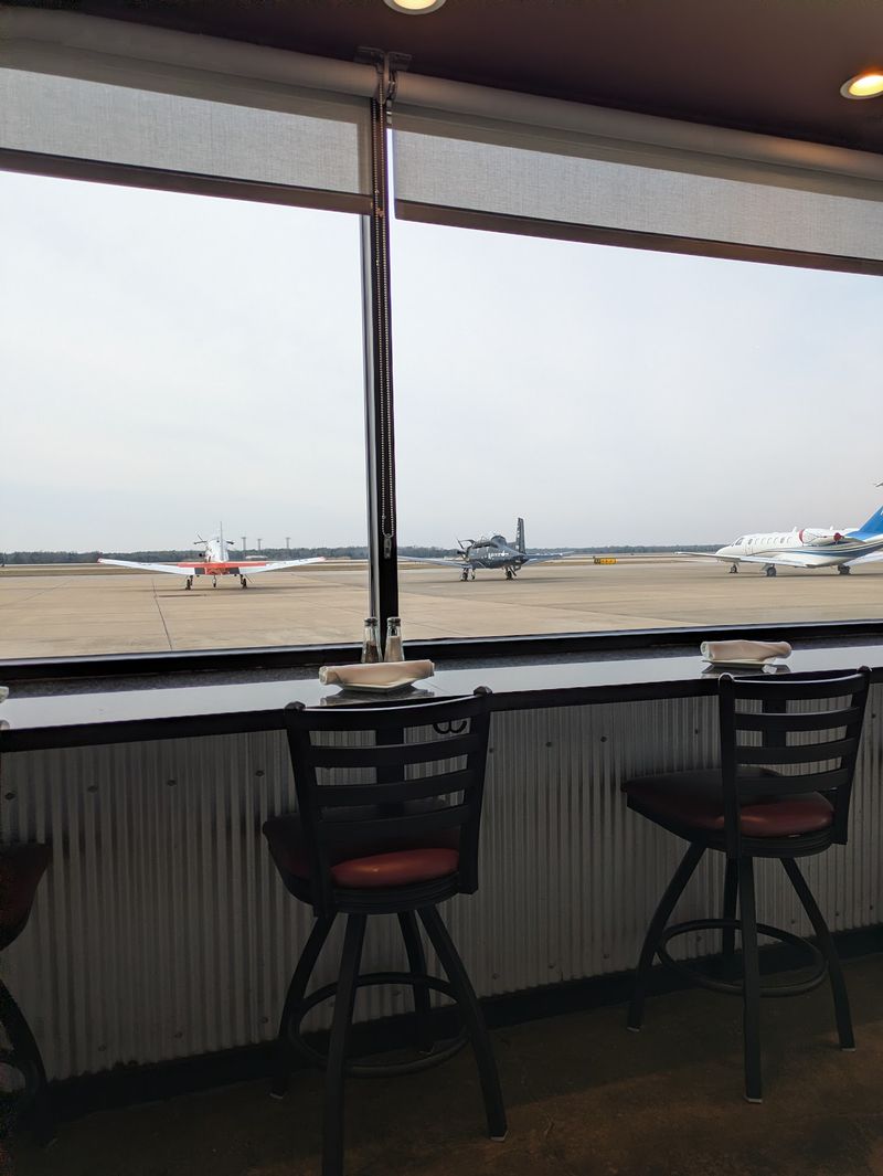 The Best Seat in the House Faces a Working Runway