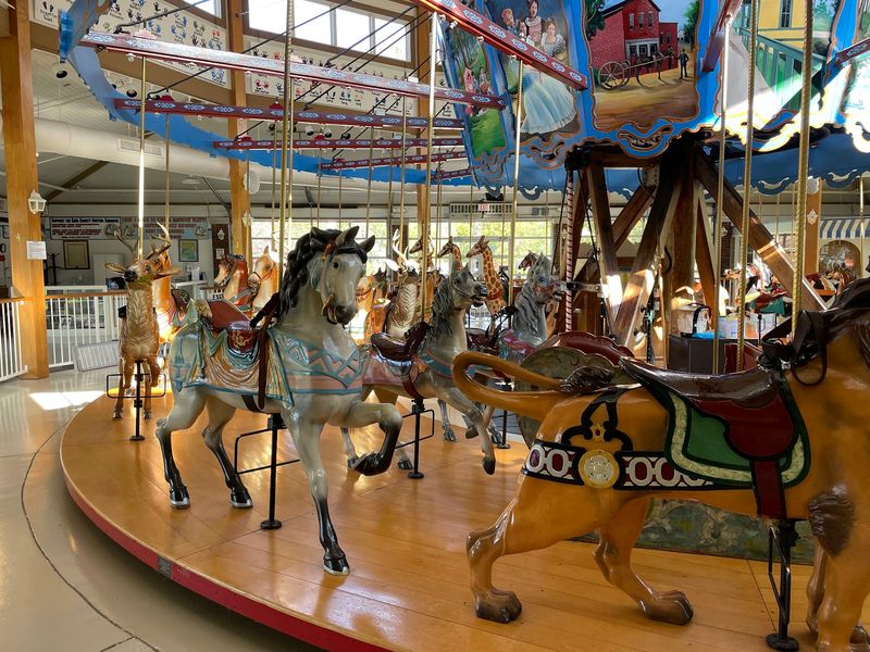 The Carousel Rode The Rails Before It Found Home The Carousel Rode The Rails Before It Found Home
