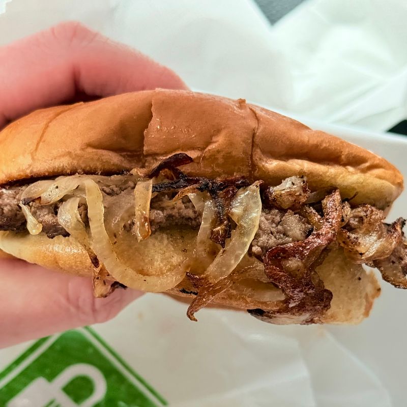 The Fried Onion Burger, Smashed and Sizzled The Fried Onion Burger, Smashed and Sizzled