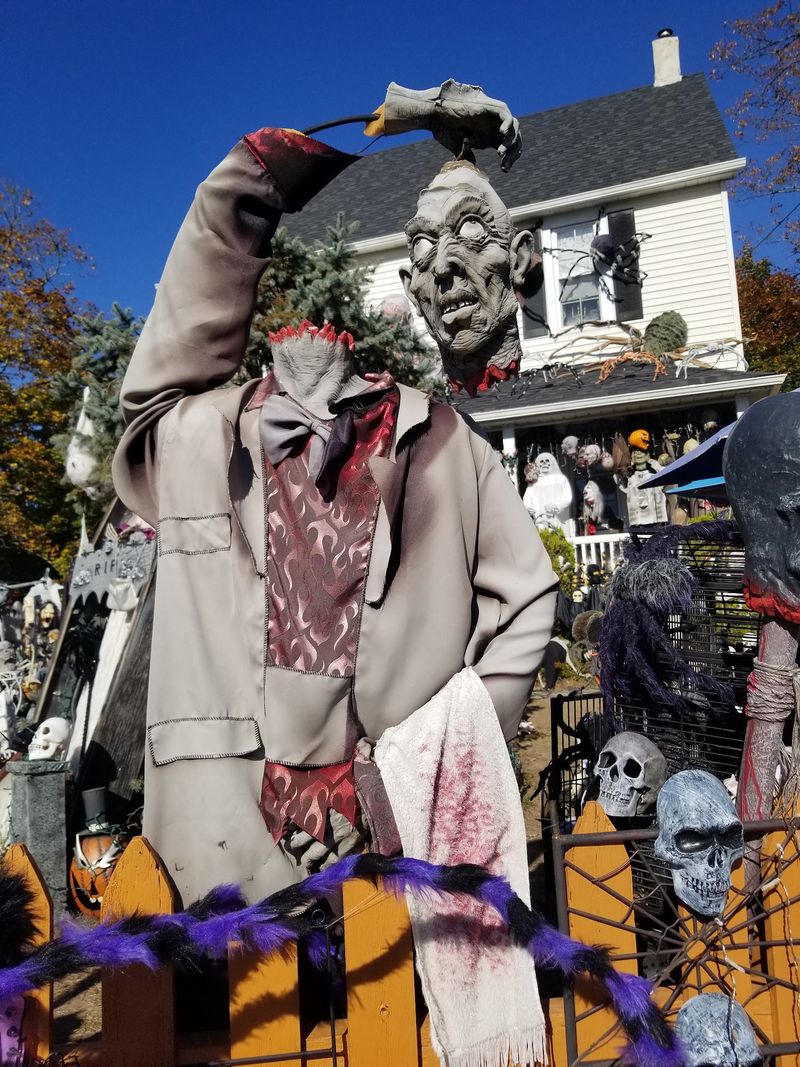 The Host Might Be Wearing A Costume Scarier Than His Yard