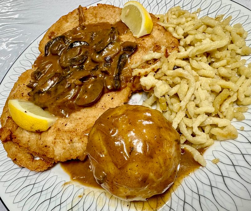 The Jägerschnitzel Is The Plate Everyone Seems To Chase The Jägerschnitzel Is The Plate Everyone Seems To Chase