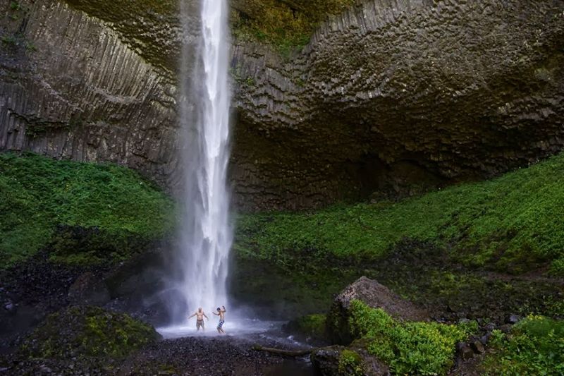 The Lower Falls Show Up Almost Before You Finish Parking