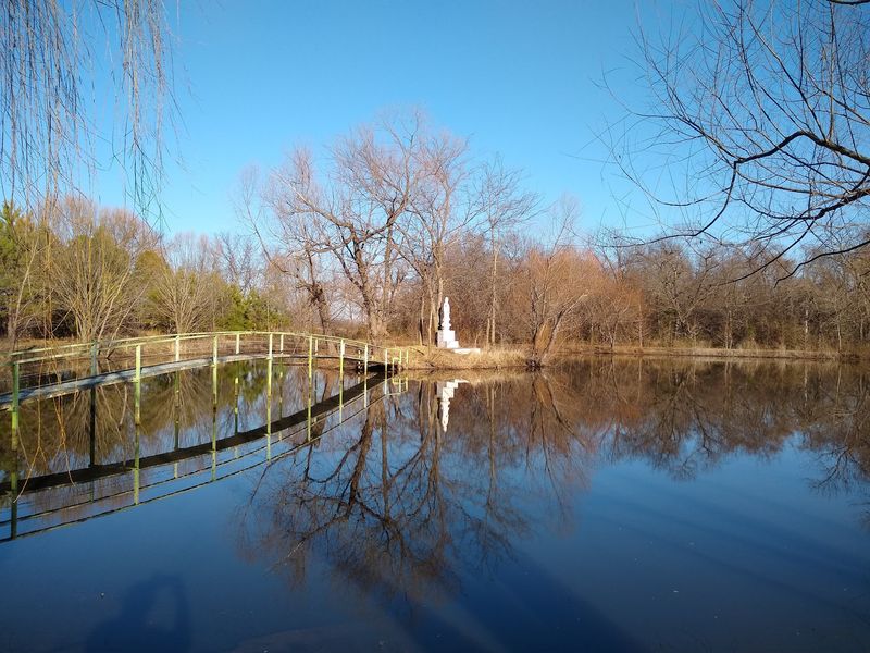 The Pond, the Bridge, and the Little Island