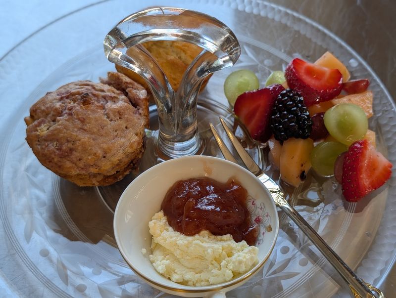 The Scones Steal The Show, And The Cream Knows It The Scones Steal The Show, And The Cream Knows It