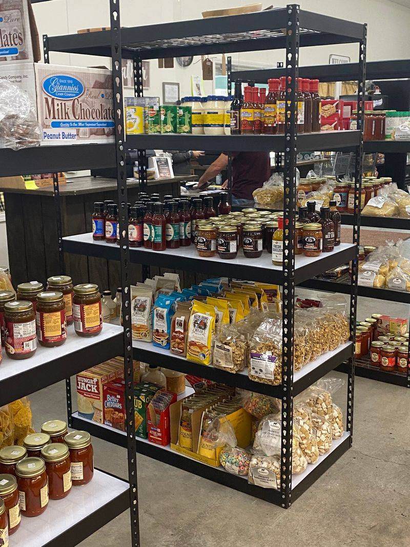 The Shelves Go Way Beyond the Butcher Counter