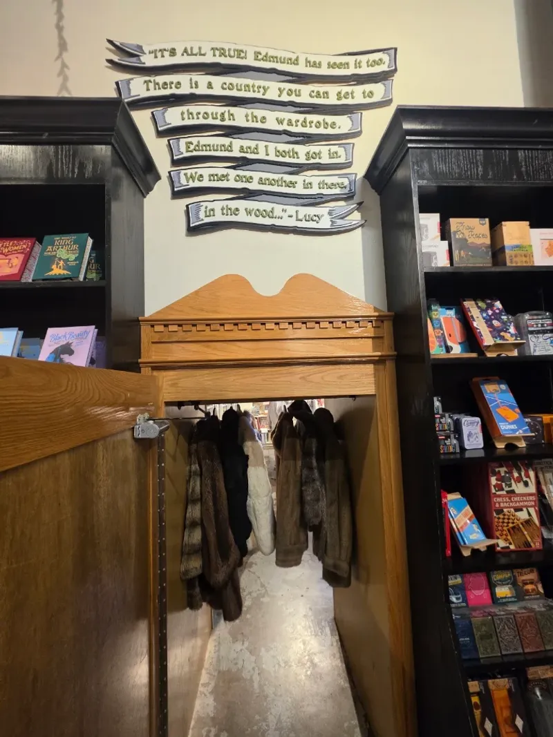 The Wardrobe Door Is Real, and Yes, You Can Walk Through It The Wardrobe Door Is Real, and Yes, You Can Walk Through It