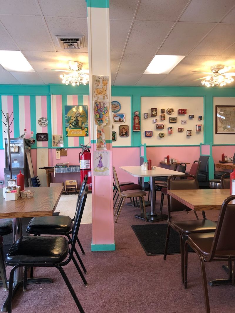Those Colorful Walls Feel Straight Out Of A Sock Hop