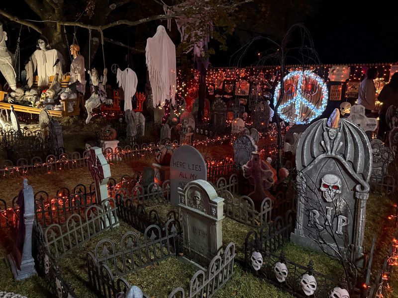 Three Tombstones Grew Into A Full-Blown Fright Yard