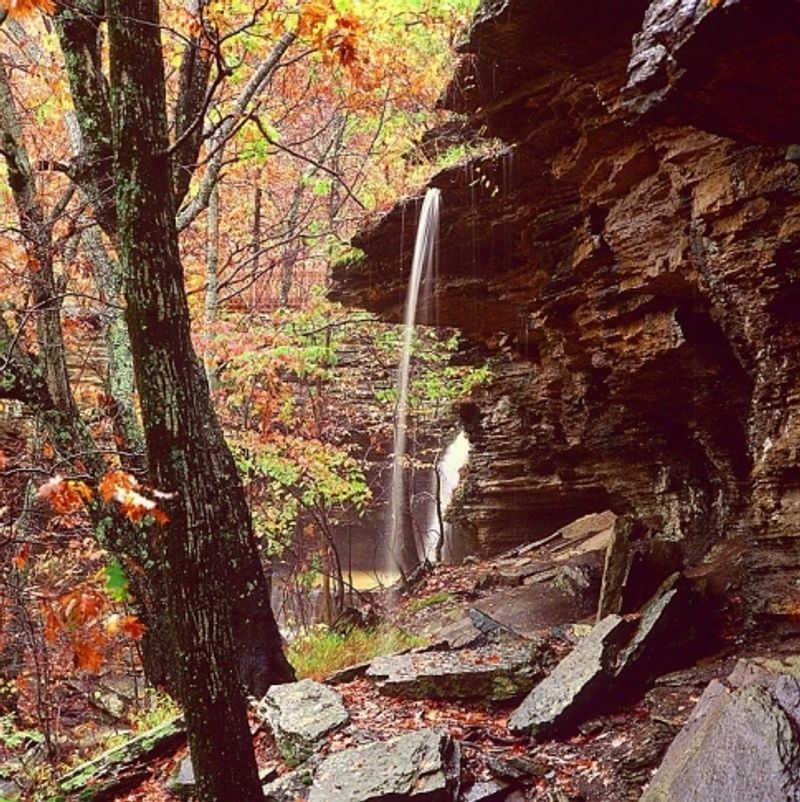 Trails, Rock Walls, and a Seasonal Waterfall