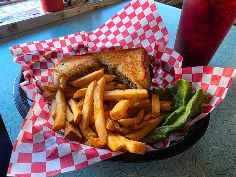 Two Grilled Cheeses As A Bun? Somebody Here Is A Genius