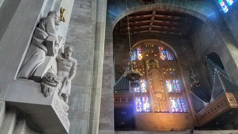 Two Mighty Organs Fill Every Inch With Sound