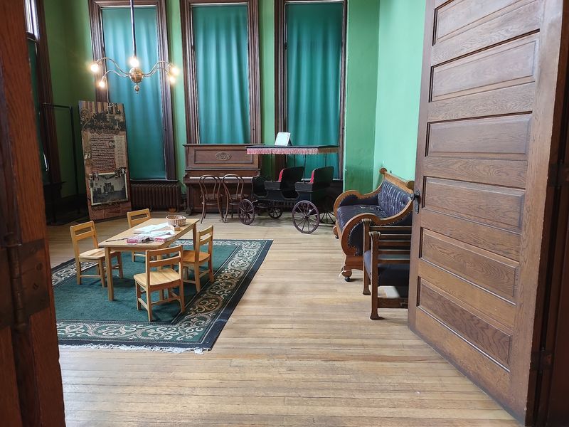 Upstairs at the 1902 Carnegie Library