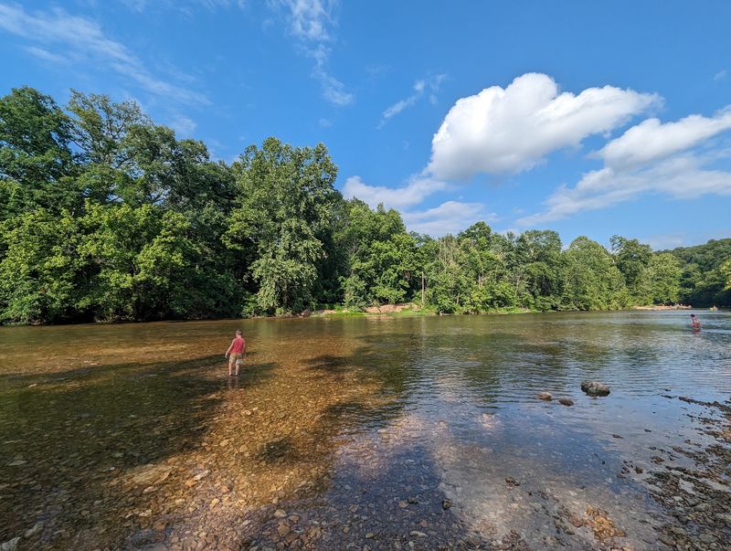 Wading Through Crystal Clear Creeks Wading Through Crystal Clear Creeks