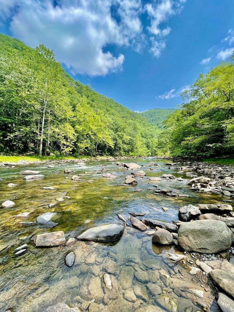 Wading the Blue and Walking the River Trail