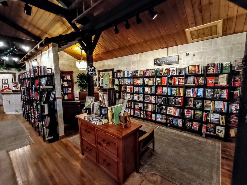 Walls Covered in Book Pages Set the Mood Right Away