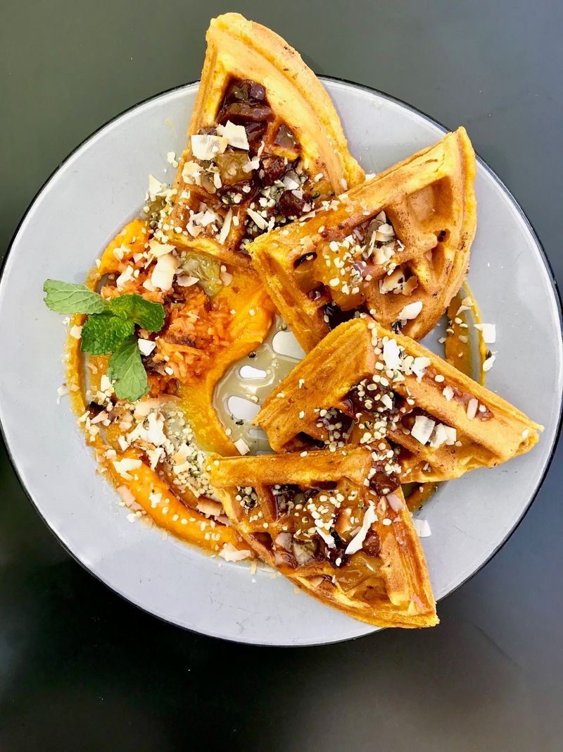 Weekend Brunch Comes With Sweet Potato Waffles Weekend Brunch Comes With Sweet Potato Waffles