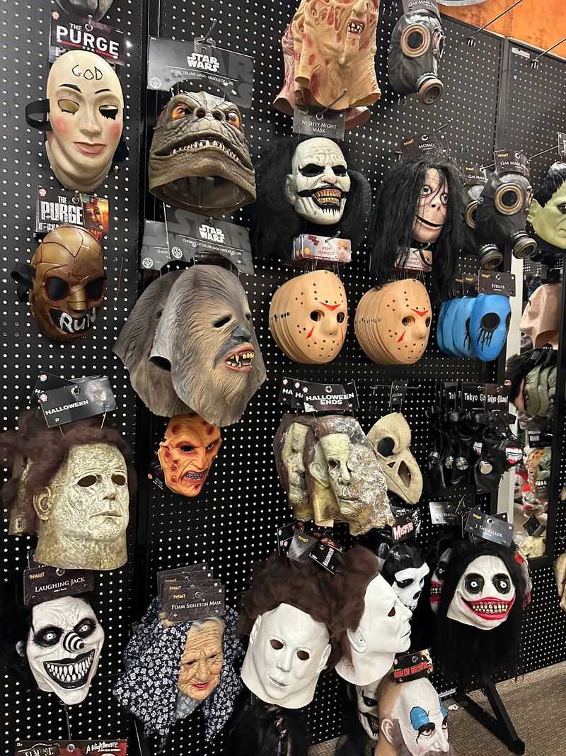 Wigs, Masks, And Makeup Finish The Look