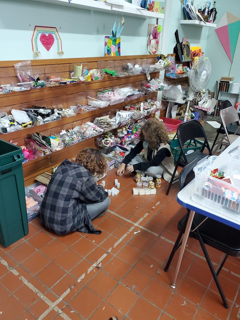 Workshops Turn Random Odds And Ends Into Real Projects