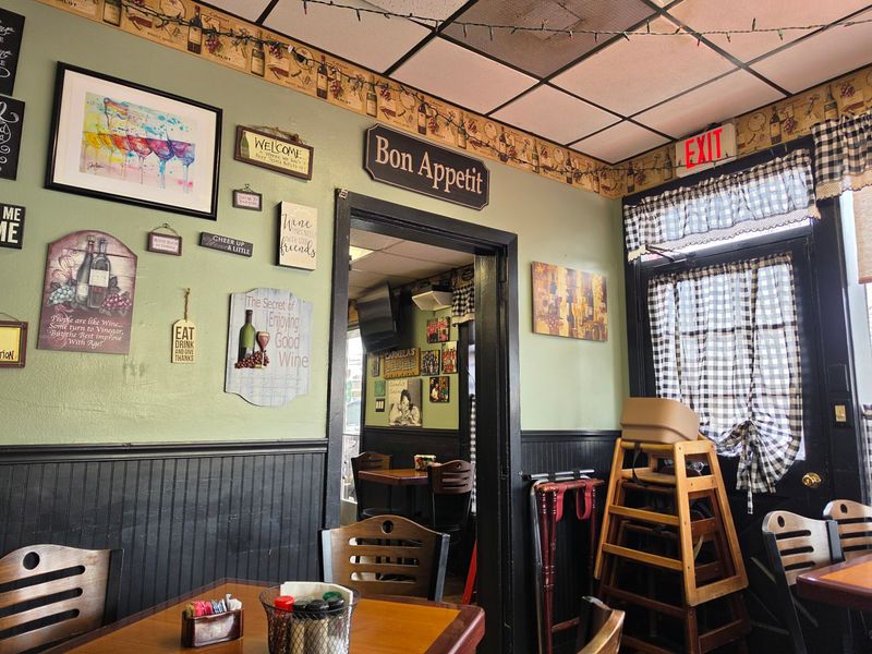 Yellow Walls, Murals, and Checkered Curtains