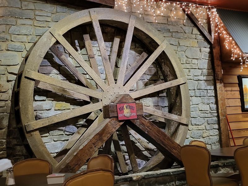 Yes, There Is A Water Wheel In The Dining Room Yes, There Is A Water Wheel In The Dining Room