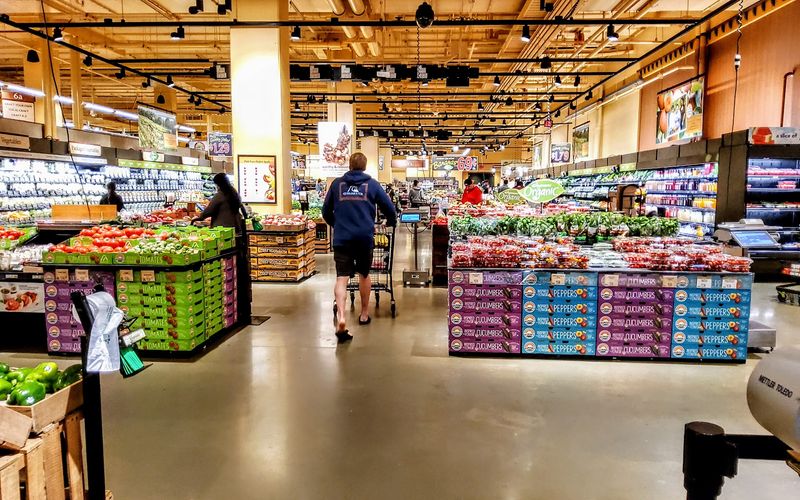 Your Grocery Run Starts Under A Bank Headquarters