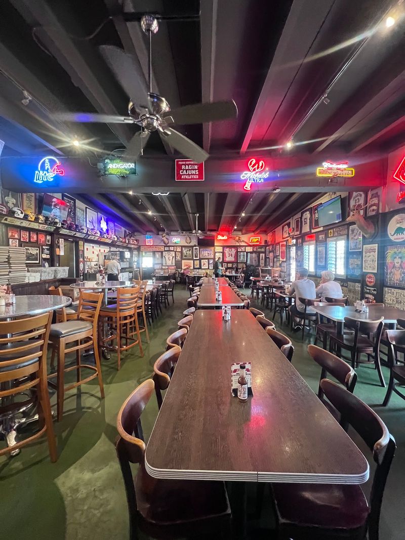 Zydeco Tunes and Football Helmets on the Walls