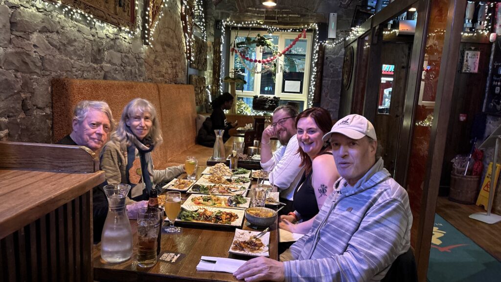 After hours at the Buddha Bar in Galway.