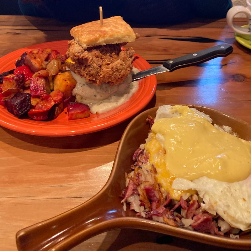 The Breakfast Plates Here Are Built For Serious Appetites