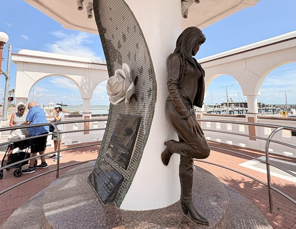 Selena's Memorial along the Corpus Christi waterfront.